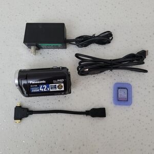 Panasonic Black Full HD Camcorder with 42x Zoom Video Camera.